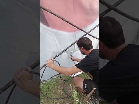 MURAL PAPA FRANCISCO #gabrielgriffa #arteaga #papafrancisco #mural