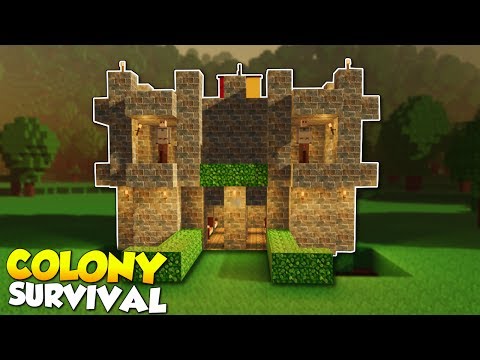 THE KEEP DEFENSE & SLACKERS! - Colony Survival Gameplay [Ep 2] - Kingdom Building!