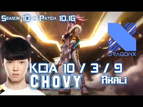 DRX Chovy AKALI vs SYLAS Mid - Patch 10.16 KR Ranked