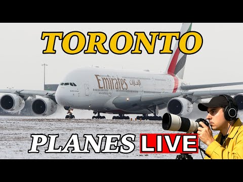 🔴 LIVE Planes at Toronto Airport! (YYZ)! January 10th, 2026!