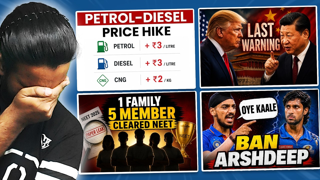 Xi Jinping Warning to Trump, Petrol Diesel CNG Price Hike, Ban Arshdeep For Insulting Tilak Varma