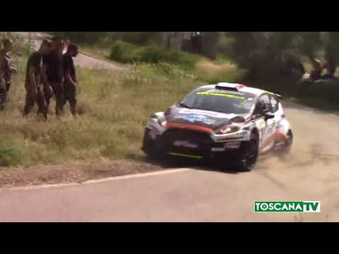 2018-05-06 PISTOIA - ACCIDENT AT THE VALDINIEVOLE RALLY, 2 INJURED