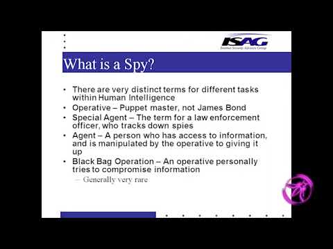 How To Recruit Spies on the Internet with Ira Winkler, CISSP