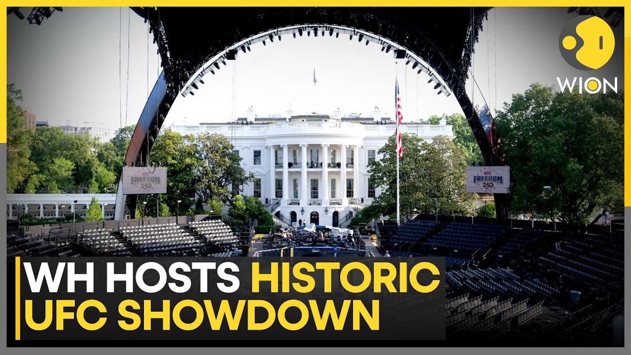 UFC Showdown: Trump Turns 80 With Cage Fight at White House | WION News