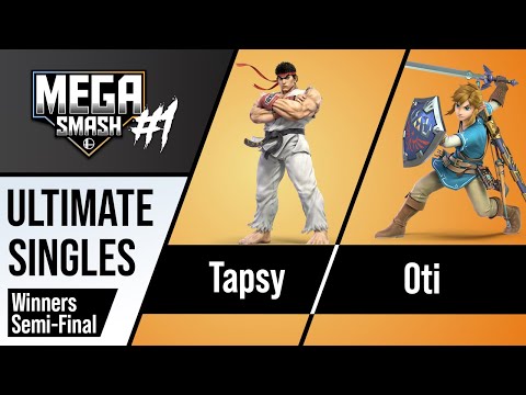 MegaSmash#1 [Top8] Winners Semi Final - Tapsy (Ryu) vs Oti (Link)