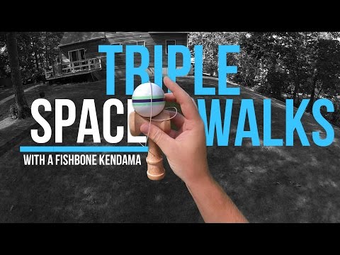 Triple Spacewalks with a Fishbone Kendama (K.O. Kendama)