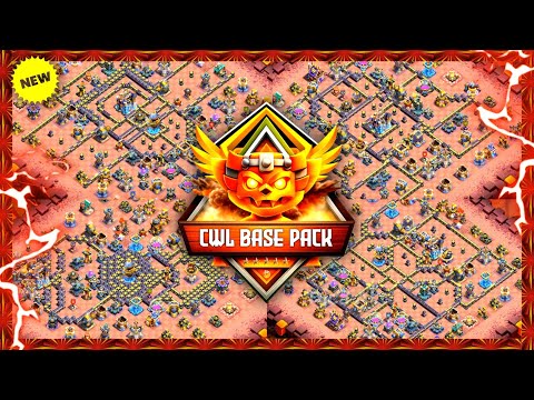 *NEW TH18 CWL* + LEGEND BASE LINK| BEST TH18 ANTI 2 STAR BASE IN CLASH OF CLANS 🔥