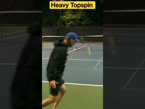 Hitting heavy Topspin backhands