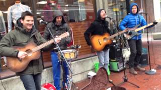 Guster- Do You Love Me (live) On Guster Day in Harvard Square, Cambridge - 1/15/15