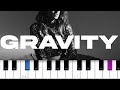 Sara Bareilles - Gravity  (piano tutorial)