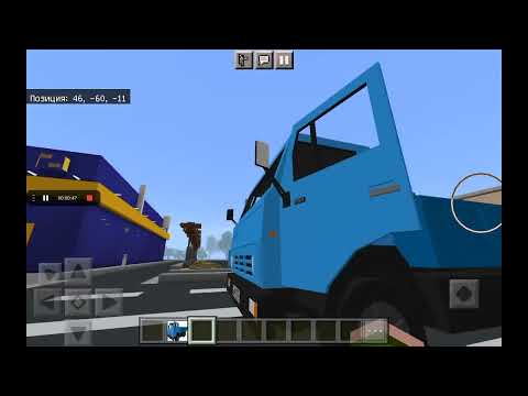 обзор мода на КамАЗ 5320 для Майнкрафт пе