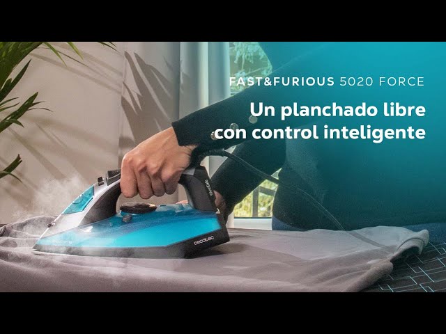 Ferro da stiro Cecotec Fast&Furious 5020 Force 2600W Verde-Nero colpo vapore 210g/min video