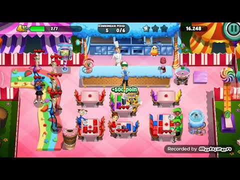 Diner dash level 179 Bintang3 - Candy Carnival