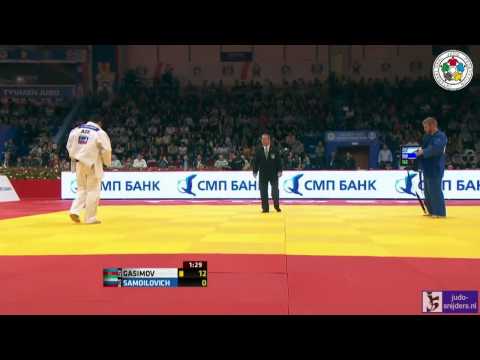Judo 2013 World Masters Tyumen: Gasimov (AZE) - Samoilovich (RUS) [-100kg] bronze