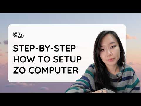 How to set up your Zo Computer in 4 minutes