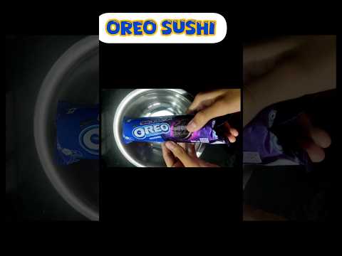 How to make Oreo Sushi#oreo#sushi#shorts#reels#viral #trending#cooking#tasty#yummy#recipies#ASMR#eat