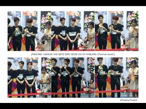 [FANCAM] 180930 더보이즈 (THE BOYZ) 에릭 Eric KCON 2018 THAILAND (Fanclub booth)