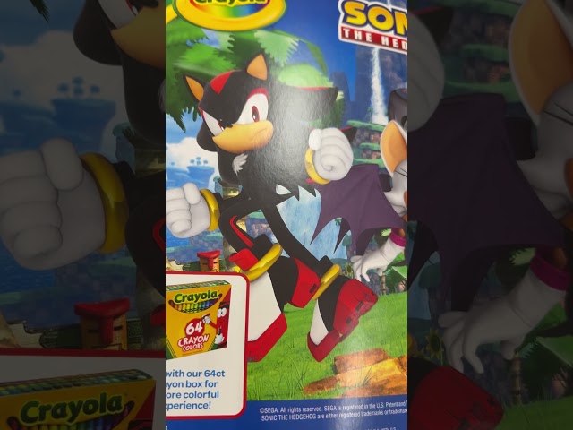 Vídeo relacionado con Crayola, Álbum para Colorear con Pegatinas Sonic, 32 páginas y 4 Hojas de Pegatinas Incluidas, 04-0898G
