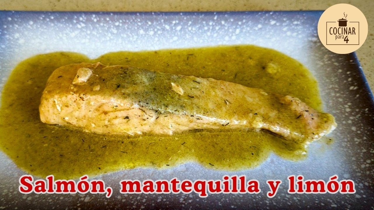 Salmón con salsa de mantequilla y limón: fácil, jugoso y elegante