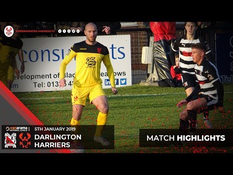 Match Highlights: Darlington 3-0 Harriers 05/01/19