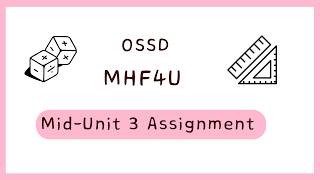 Yuya Unit-3 Mid Unit Assignment MHF4U