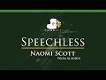 Naomi Scott - Speechless (Full) - From Aladdin - LOWER Key (Piano Karaoke / Sing Along)