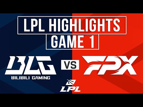 BLG vs FPX Highlights Game 1 | LPL 2025 Split 3 | Bilibili Gaming vs FunPlus Phoenix
