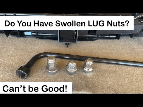Watch for Swollen LUG Nuts! Maintenance Tip. Toyota, Ford, Dodge, Jeep, GM, Chrysler and others!