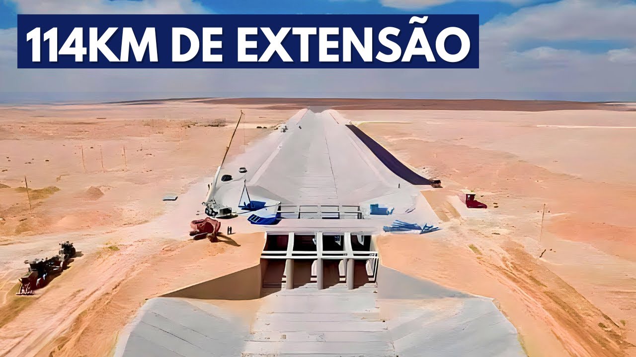 Egito está Construindo o Maior Rio Artificial do Mundo no Deserto