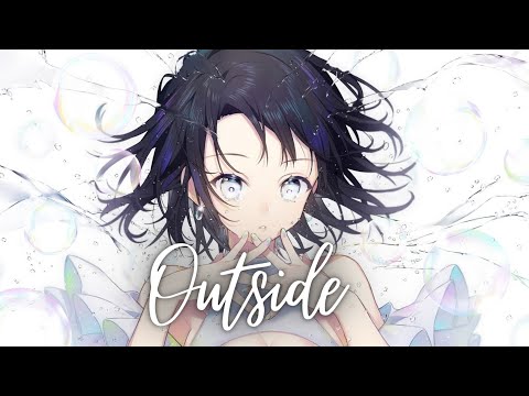 Besomage, MØRFI & Coopex ft. (Britt lari) -  Outside -  Nightcore {lyrics}