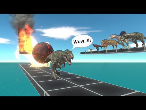 Run Away From Giant Fireball - Animal Revolt Battle Simulator