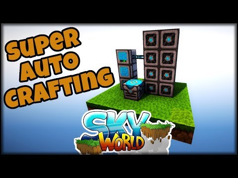 Autocrafting: Ultimate Furnace in wenigen Sekunden | Minecraft SkyWorld #13 | Minecraft Modpack