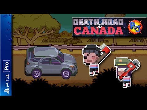 Let's Play Death Road to Canada | PS4 Pro Co-op Multiplayer | Gameplay Part 2 (P+J)