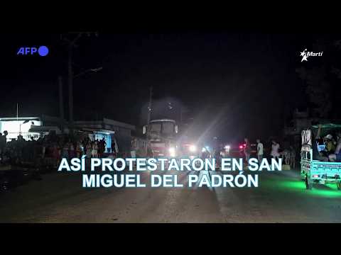 Así salieron a las calles en San Miguel del Padrón, La Habana