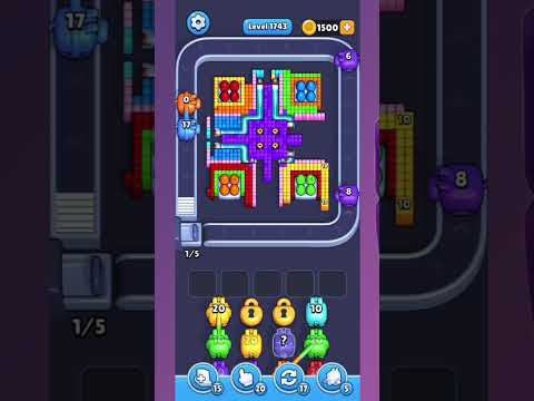 Pixel Flow Level 1743 Walkthrough