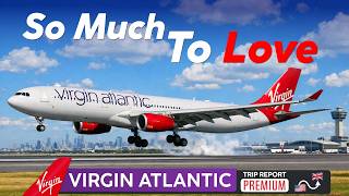Delightfully Premium on VIRGIN ATLANTIC ✦ A330 Premium Economy ✦ New York to London@tfft