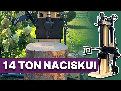 Tym sprzętem ogarniesz opał na całą zimę! 🔥 Łuparka do drewna MEYER M14TN