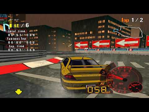 Auto Modellista Walkthrough Part 7 - "Level 2 - Rainy Street Challenge Cup 1" [2160p60]