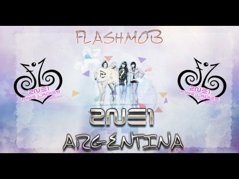 [02122012] Flashmob - 2NE1 Argentina Fine Ladies