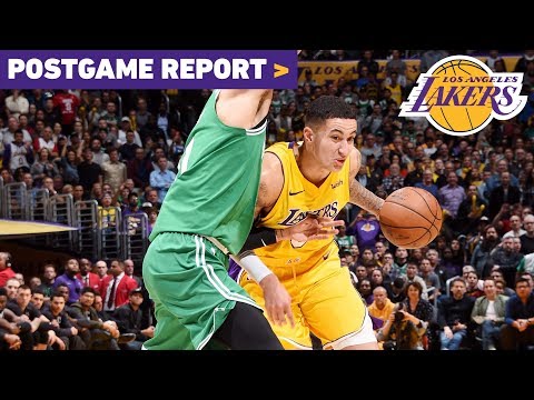 Postgame Report: Kuzma Catches Fire in the 4th to Lead Lakers to Win Over Celtics