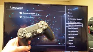 PS4: How to Change System Language (Stuck in Chine