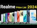 Realme All New Best Mobiles Price List 2024