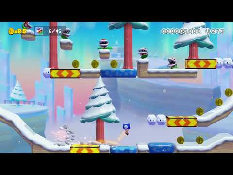 full automatic level, dont move by unäD 2 🍄 Super Mario Maker 2 #akb