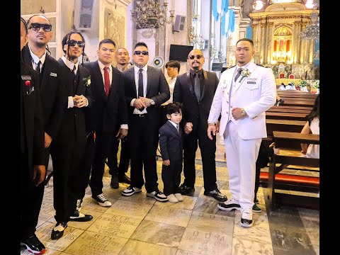 1017 Hoodlums perform "TALANGKA" live on S-J and Paulina wedding