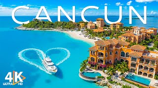 Cancun, Mexico 4K 🌴 White Sands, Blue Sea Paradise & Serene Beauty of Cancun