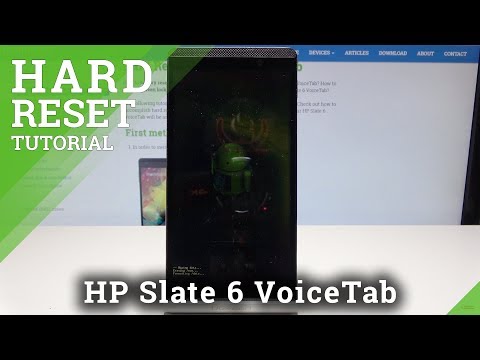 Hard Reset HP Slate 6 VoiceTab - Bypass Screen Lock / Wipe Data