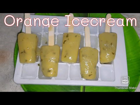 No Color No Cream Summer Special Orange Icecream || సమ్మర్ లో ఎంతో ఉపయోగకరంగా ఉండే Orange Icecream