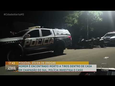 Homem é encontrado morto a tiros dentro de casa em Chapadão do Sul; polícia investiga o caso