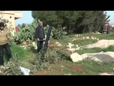 استهداف  قوات النظام بقذائف الهاون من قبل لواء فلوجة حوران في الكتيبة في محافظة درعا