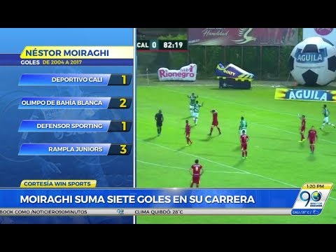 Septiembre 18 2017 Con un solitario gol de Moiraghi el Deportivo Cali volvió al grupo de los 8